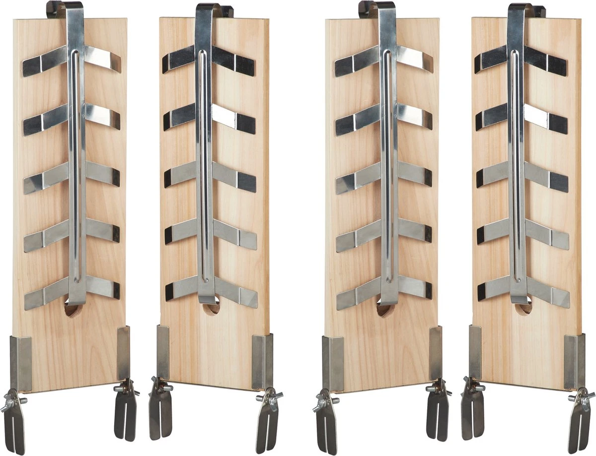 Relaxdays 4 X Planche à Fumer En Set - Support Inox - Bois De Cèdre - Planche à Saumon - Barbecue 1 Relaxdays 4 X Planche à Fumer En Set - Support Inox - Bois De Cèdre - Planche à Saumon - Barbecue