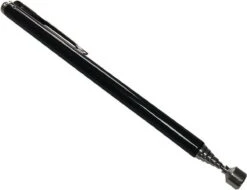 Stylo Magnétique Télescopique - Stylo Magnétique Télescopique Avec Clip - Noir