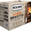 Rekord Briquettes De Lignite 1x 18 Pièces - Briquettes - Bois De Chauffage - Poêle - Lignite - 10 Kg.