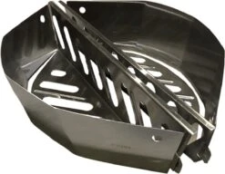 Panier à Briquettes S'MART 2 Pièces En Acier Inoxydable 36x9x13cm, Porte-briquettes, Paniers à Briquettes, Paniers à Charbon, Paniers à Charbon