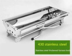 Borvat® | Barbecue Et Friture Barbecue à Dual Usage | Barbecue Au Charbon Extérieur Portable | Convient Pour 5 à 10 Personnes En Marche, Pique-nique, Camping, Barbecue. -Grill Feu Maison 1200x937