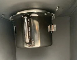 RJRoyal Living Plancha Grill BBQ Amigo Avec Couvercle Et Rangement Bois Brasero Inox Cuisine Exterieure Brasero Pour Exterieur 67x67x95cm -Grill Feu Maison 1200x943