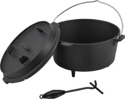 Cocotte Enkhuizen Avec Couvercle Fonte Noir 9 L 13 Cocotte Enkhuizen Avec Couvercle Fonte Noir 9 L -Grill Feu Maison 1200x952 3