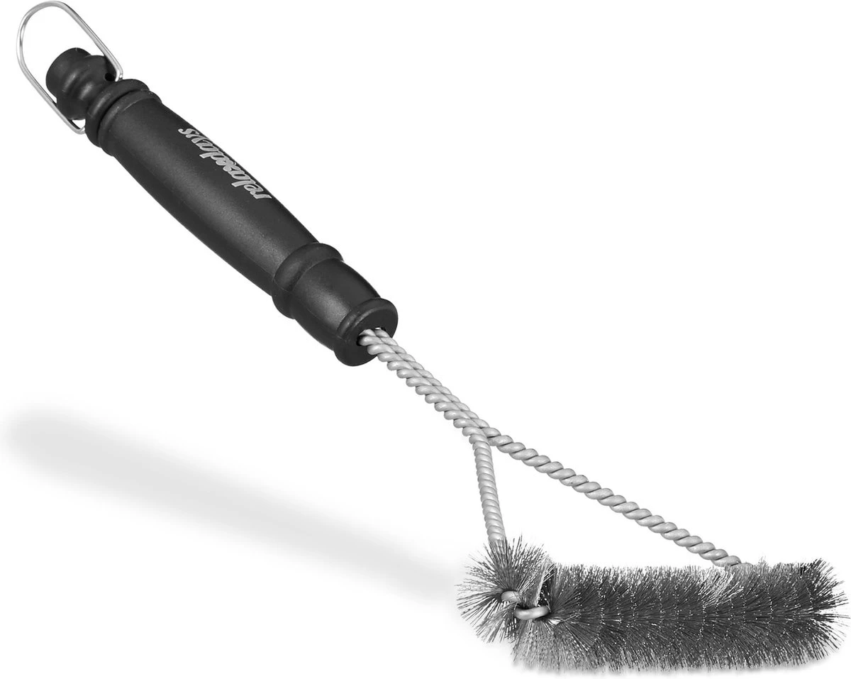 Relaxdays 3x Bbq Brush Triangle - Brosse Métallique - Brosse Métallique Brosse De Nettoyage Barbecue 2 Relaxdays 3x Bbq Brush Triangle - Brosse Métallique - Brosse Métallique Brosse De Nettoyage Barbecue – Image 2