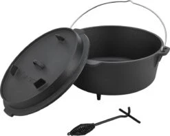 Cocotte Enkhuizen Avec Couvercle Fonte Noir 13,6 L