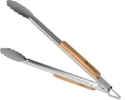 Burnhard Pince à Barbecue Burnhard 45cm | Acier Inoxydable | Manche En Bois D'acacia | Avec œillet De Suspension -Grill Feu Maison 1200x961 5