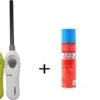 1x Bidon De Gaz Bouteille De Gaz Butane 250 Ml De Remplissage Incl 2x Briquet à Gaz 26cm Briquets Barbecue