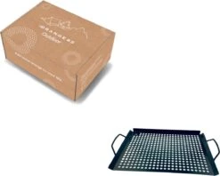 Orange85 De Barbecue Orange85 - 43x28cm - Antiadhésive - BBQ - Viande - Légumes -Grill Feu Maison 1200x964