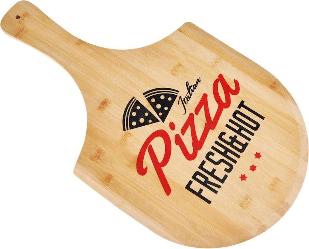 Decopatent® Bamboe Pizza Pelle Pour Ø30 Cm Pizza - Planche à Pizza Avec Poignée - Assiettes à Pizza - Four - Barbecue - Service Conseil 2 Decopatent® Bamboe Pizza Pelle Pour Ø30 Cm Pizza - Planche à Pizza Avec Poignée - Assiettes à Pizza - Four - Barbecue - Service Conseil – Image 2