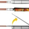 PROKING BBQ Grill Rack Clamp Basket - Accessoires Barbecue - Viande - Poisson - Vega - Set De 2 Pièces