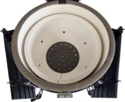 Obelix Kamado Large - 22 Pouces - Zwart - Avec Poseur De Plaque - Feutre En Fibre De Verre - Système D'ouverture / Fermeture - Precision Top-Vent -Grill Feu Maison 1200x980