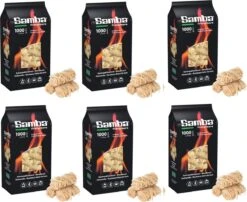 Laine D'allumage Samba, Boucles D'allumage, Wokkels - Emballage 6 Kilo Avantage - Boîte Extérieure