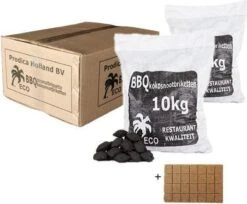 Briquettes De Noix De Coco 2x10kg + Allume-feu Gratuits / Briquettes De Noix De Coco / Briquettes De Noix De Coco Prodica Holland