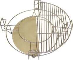 PROKING Divide & Conquer - Système De Cuisson à Multi Niveaux - Kamado - BBQ - Barbecue - Medium 18 Pouces -Grill Feu Maison 1200x995 3