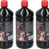 3x Fluide D'éclairage Pour Barbecue / Barbecue Dans Une Bouteille De 1 Litre - Fluide Carburant - Fluide D'éclairage Pour éclairage De BBQ - Fournitures D'accessoires Pour Barbecue