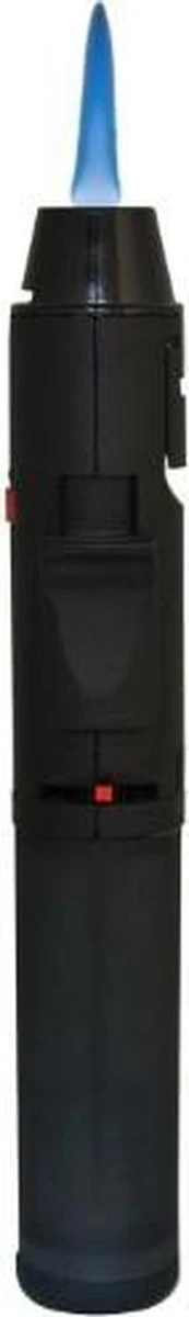 Pen Torch Black Turbo - Briquet Feux D'artifice - Briquets - Briquet à Gaz - Briquet Tempête - Brûleur à Gaz - Briquet Barbecue - Briquet Bougie - Briquet à Gaz Rechargeable - Briquet Crème Brûlée