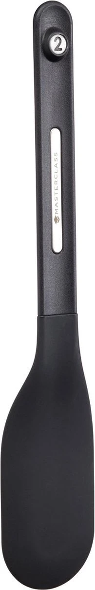 KitchenCraft MasterClass Smart Space Set De Couverts Magnétiques - Silicone Zwart 9 X 9 X 30 Cm