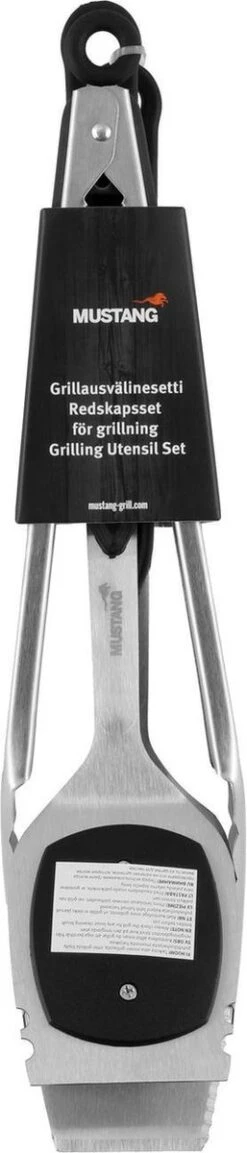 Mustang Grill Tool Set Pro 3 Pièces - Ensemble D'outils Pour Barbecue -Grill Feu Maison 257x1200
