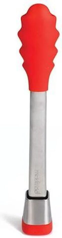 Mastrad De Cuisine Mastrad - Acier Inoxydable - Bouche En Siliconen - Dans Un Support - 28 Cm - Rouge