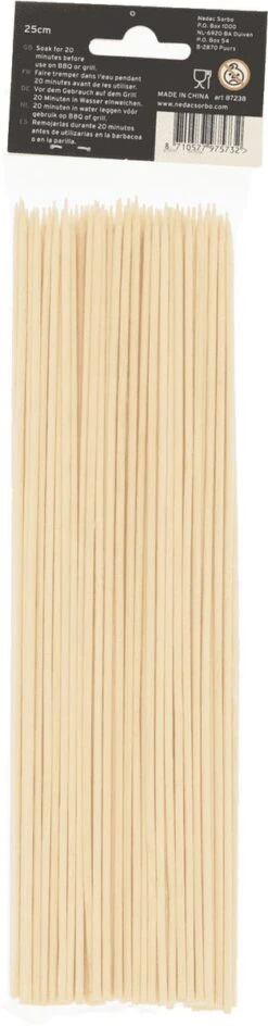 Aide-cuisinier | 3 X 100 Brochettes De Bamboe Longues | Brochettes De Bambou| Durable Et Respectueux De L'environnement -Grill Feu Maison 314x1200 2