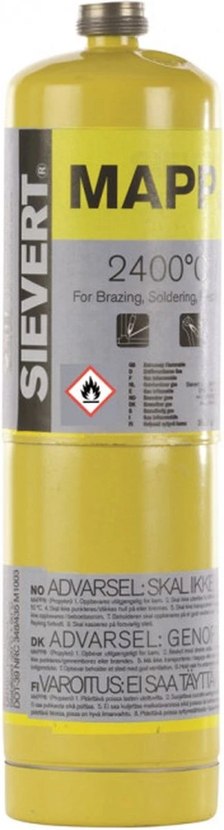 Cartouche De Gaz Sievert MAPP - Pour Souder Et Chauffer - 2400 C° - 788ml 1 Cartouche De Gaz Sievert MAPP - Pour Souder Et Chauffer - 2400 C° - 788ml