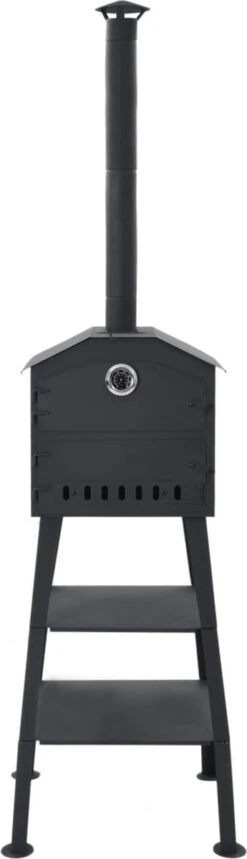 Four à Pizza Medina Sur Charbon Pour L'extérieur Avec 2 Pierres De Chamotte -Grill Feu Maison 345x1200 1