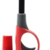 1x Briquets Barbecue Rouge| Une Qualité |Recharge Protection Enfants/Serrure Enfants 18ml| Briquets à Gaz Rechargeables 27 Cm