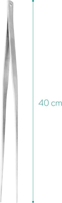 Pince De Cuisine Navaris En Acier Inoxydable - Pince à Viande 40 Cm - Pince De Service Précise Pince De Service - Pince De Cuisine Multifonctionnelle -Grill Feu Maison 368x1200