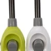 Paquet De 2 X Briquets BBQ Rechargeables| Une Qualité |Protection Enfant/Serrure Enfant Vert/ Wit 26 Cm