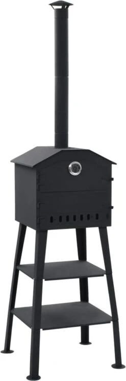 Prolenta Premium - Four à Pizza à Charbon Pour L'extérieur Avec 2 Briques En Chamotte - Maison Et Jardin