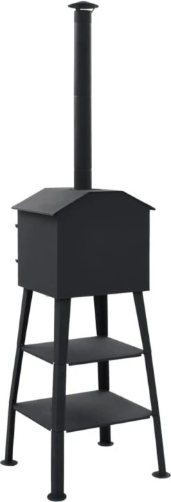 Prolenta Premium - Four à Pizza à Charbon Pour L'extérieur Avec 2 Briques En Chamotte - Maison Et Jardin -Grill Feu Maison 410x1200