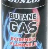 Dunlop 1x Recharge Emballage Gaz Réchaud Bouteille Gaz Butane - 227 Grammes - Recharge Bidon Gaz