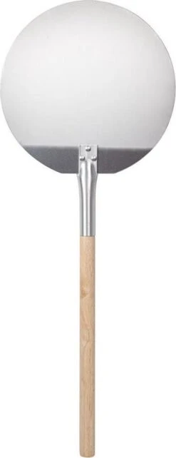 Pelle à Pizza Decopatent® - Pelle à Pizza Ronde Avec Manche Long En Bois (80cm) - Spatule à Pizza Bois / Acier Inoxydable Métal - ROND 17 Pelle à Pizza Decopatent® - Pelle à Pizza Ronde Avec Manche Long En Bois (80cm) - Spatule à Pizza Bois / Acier Inoxydable Métal - ROND -Grill Feu Maison 462x1200