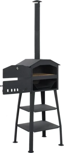 Prolenta Premium - Four à Pizza à Charbon Pour L'extérieur Avec 2 Briques En Chamotte - Maison Et Jardin -Grill Feu Maison 503x1200