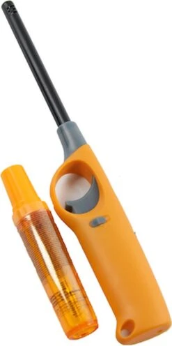 Briquet à Gaz Avec Recharge 2X Jaune Et Blauw - Rechargeable Briquet Rechargeable - Protection Enfants - Réglage De La Flamme - Indicateur De Carburant - -Grill Feu Maison 597x1200 1