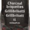 Briquettes De Charbon De Bois Mustang 2 Kg - Charbon De Bois De Bois - Briquettes - Briquettes Pour Barbecue - Bois Dur