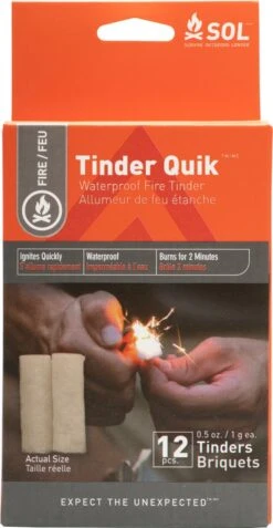 SOL Preppers Résistant à L'eau Tinder Quik Tinder Allume-feu Tinder Camp Fire Tinder Allume-feu -Grill Feu Maison 621x1200