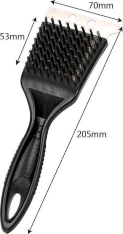 BBQ Clean - Brosse Pour Barbecue Heavy Duty - Brosse De Nettoyage - Brosse Et Grattoir Pour BBQ - De Heble® -Grill Feu Maison 631x1200 1