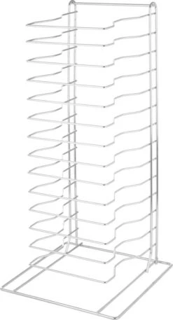 Hendi à Pizza Hendi - Pour 14 Assiettes à Pizza / Moules à Pizza - 30x30.5x (H) 68cm