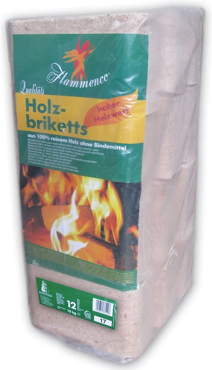 Flamenco Wood Briquettes 12 Pièces, Au Total Pour 10 Kg De Briquettes Non Collées 100% Bois 2 Flamenco Wood Briquettes 12 Pièces, Au Total Pour 10 Kg De Briquettes Non Collées 100% Bois – Image 2