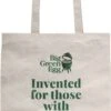 Big Green Egg - Sac Shopper En Toile - Sac Fourre-tout - 100% Coton Biologique - Barbecue - BBQ