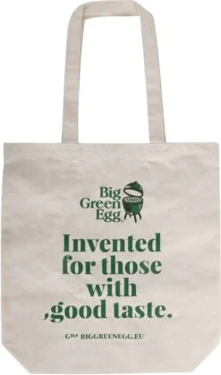 Big Green Egg - Sac Shopper En Toile - Sac Fourre-tout - 100% Coton Biologique - Barbecue - BBQ