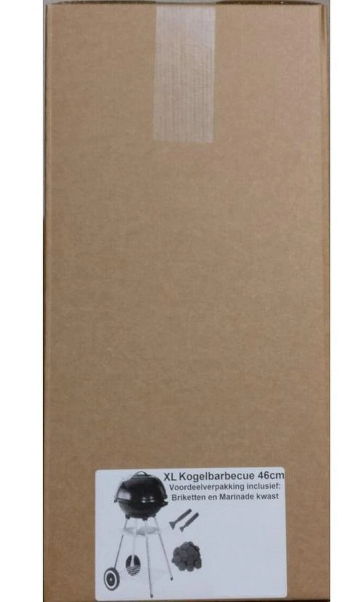 Barbecue à Charbon De Bois XL 47 CM Comprenant 4 KG De Briquettes Et 2 Glands De Marinade Et Housse De Barbecue - Pack économique - Barbecue à Boules 2 Barbecue à Charbon De Bois XL 47 CM Comprenant 4 KG De Briquettes Et 2 Glands De Marinade Et Housse De Barbecue - Pack économique - Barbecue à Boules – Image 2