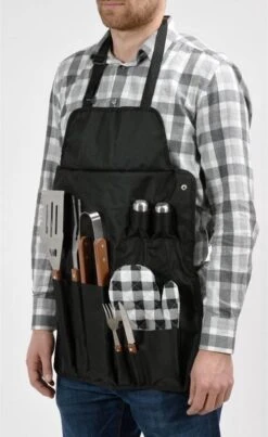 Tablier De Barbecue Lund Avec Outils De Barbecue - Pliable