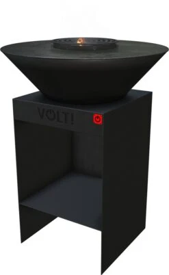 VOLT! Barbecue Dutch Fire Bowl - Brasero Avec Rangement Pour Bois Pour Extérieur - Cuisine D'extérieur - Plaque De Gril - Plancha Barbecue - Grille De Gril - Anneau De Gril -Grill Feu Maison 738x1200