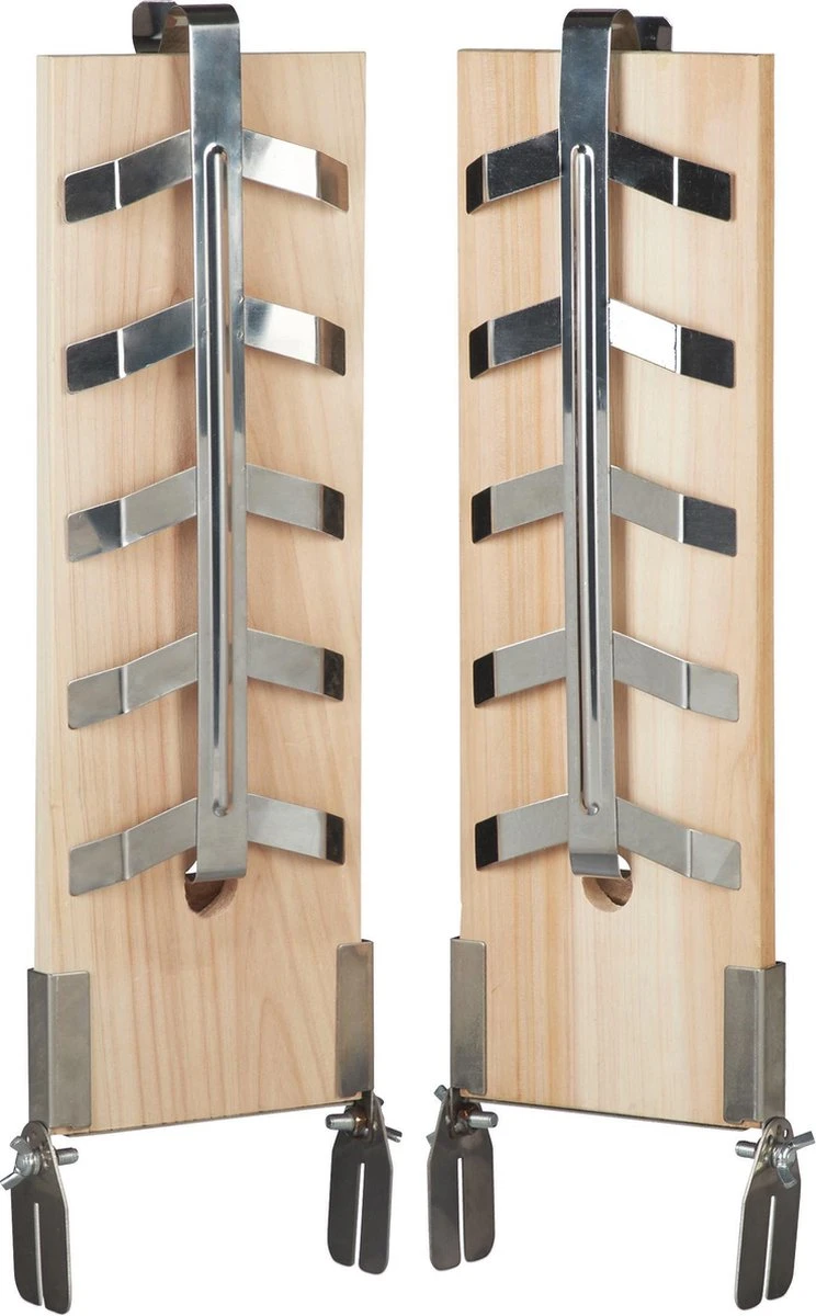Relaxdays Smoke Board Set De 2 Pièces - Support En Acier Inoxydable - Bois De Cèdre - Planche à Saumon - Barbecue 1 Relaxdays Smoke Board Set De 2 Pièces - Support En Acier Inoxydable - Bois De Cèdre - Planche à Saumon - Barbecue
