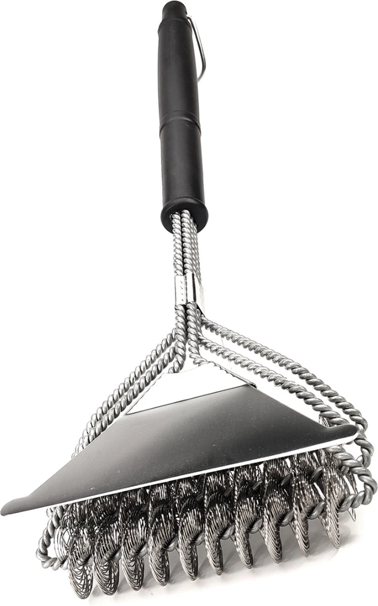 Brosse à BBQ Avec Grattoir - Brosse à Barbecue Multifonctionnelle - Avec Grattoir - Extra Solide - Sans Poils - Nettoyant Pour Grille - Outils Pour Barbecue Grillmaster 1 Brosse à BBQ Avec Grattoir - Brosse à Barbecue Multifonctionnelle - Avec Grattoir - Extra Solide - Sans Poils - Nettoyant Pour Grille - Outils Pour Barbecue Grillmaster