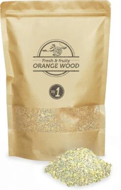 Smokey Olive Wood Fumé - Papillon De Fumée - 1,5L, BOIS D'ORANGE - Farine Fumée Fine ø 0-1mm