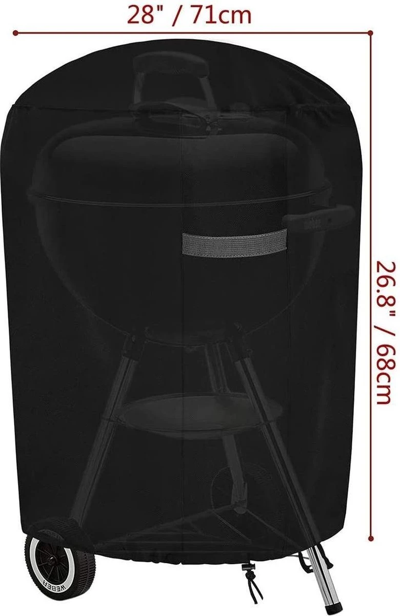 MaxxGarden BBQ Cover - Housse Pour Barbecue à Billes - Noir - 70x80 Cm 9 MaxxGarden BBQ Cover - Housse Pour Barbecue à Billes - Noir - 70x80 Cm – Image 9