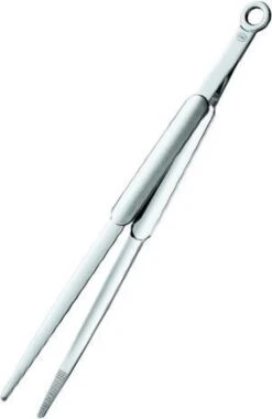 Rösle - Pince Avec Anneau De Suspension - Acier Inoxydable - 2 Cm - Argent -Grill Feu Maison 781x1200